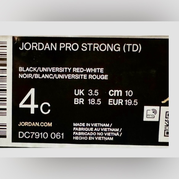 Nike Jordan pro strong Toddler Shoes - Picture 2 of 2